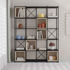 Ensemble bibliothèque industrielle Vale Maxi 39 x 140 x 179 cm