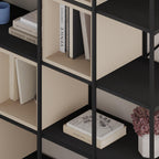 Ensemble bibliothèque industrielle Vale Maxi 39 x 140 x 179 cm