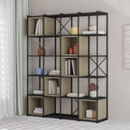 Ensemble bibliothèque industrielle Vale Maxi 39 x 140 x 179 cm
