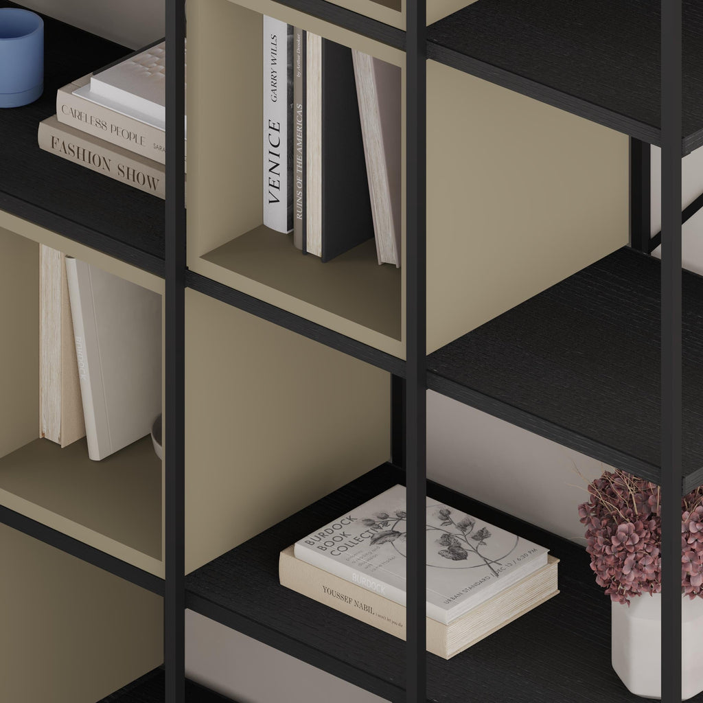 Ensemble bibliothèque industrielle Vale Maxi 39 x 140 x 179 cm