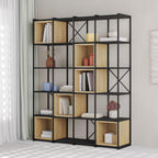 Ensemble bibliothèque industrielle Vale Maxi 39 x 140 x 179 cm
