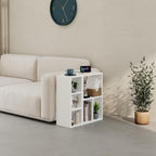 Bibliothèque basse Combayn – Meuble de rangement modulaire