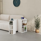 Bibliothèque basse Combayn – Meuble de rangement modulaire