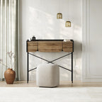 Coiffeuse Terra avec miroir et 2 tiroirs