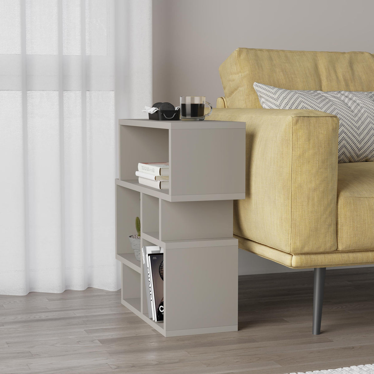 Table d'appoint Karma Modern Polyvalente Avec Créativité H 60.5cm