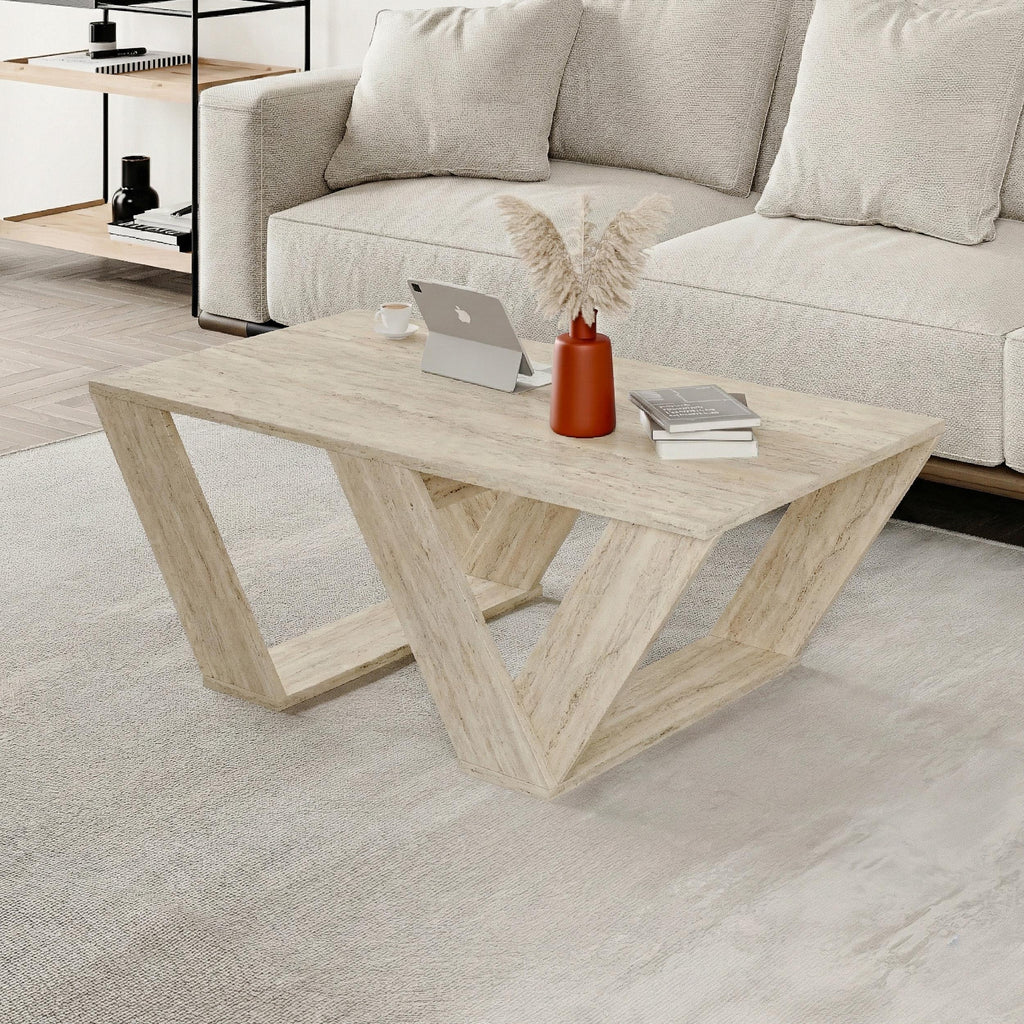 Table basse polyvalente Pipra Modern Coffee H 40cm