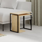 Ensemble de tables d'appoint gigognes modernes Zigosh