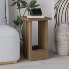 Table d'appoint Tasos – Table d'appoint compacte et moderne pour chevet et canapé