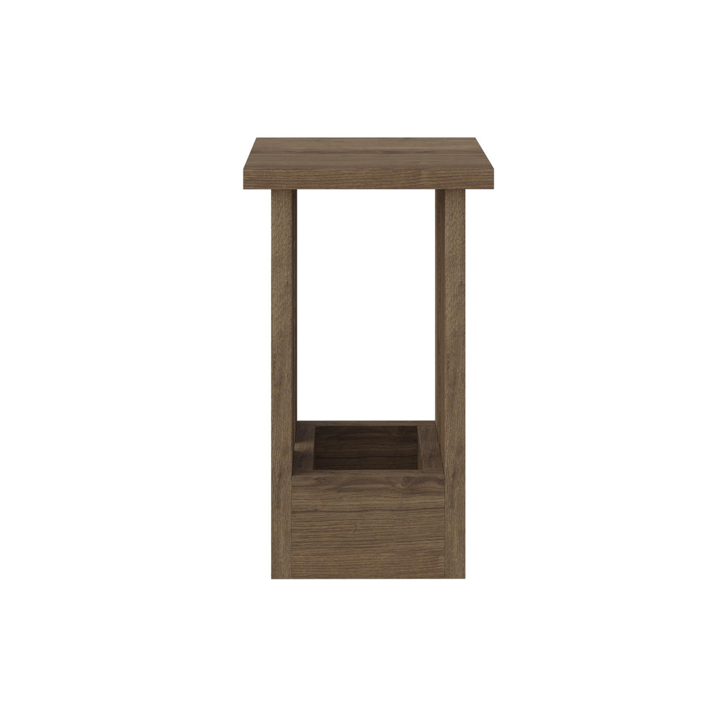 Table d'appoint Tasos – Table d'appoint compacte et moderne pour chevet et canapé