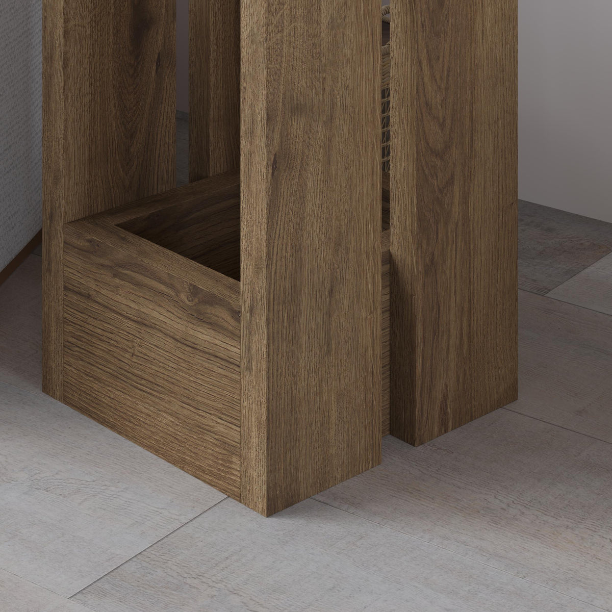 Table d'appoint Tasos – Table d'appoint compacte et moderne pour chevet et canapé