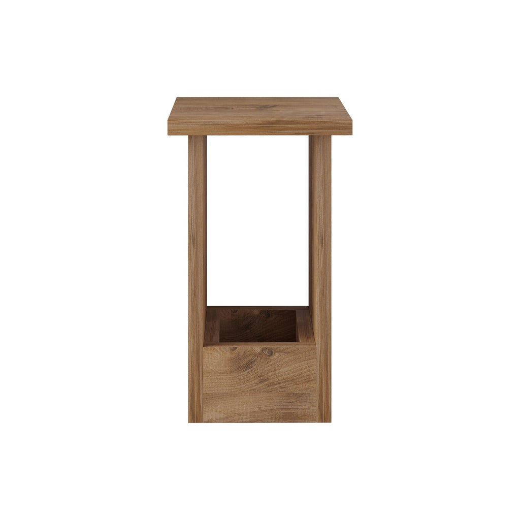 Table d'appoint Tasos – Table d'appoint compacte et moderne pour chevet et canapé