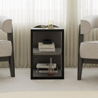 Table d'appoint Echo simple – Table d'appoint moderne pour canapé avec étagères