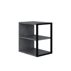 Table d'appoint Echo simple – Table d'appoint moderne pour canapé avec étagères