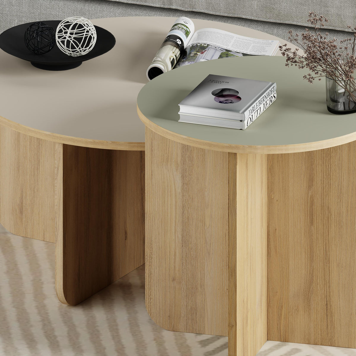 Table basse 2 pièces Hillary Modern