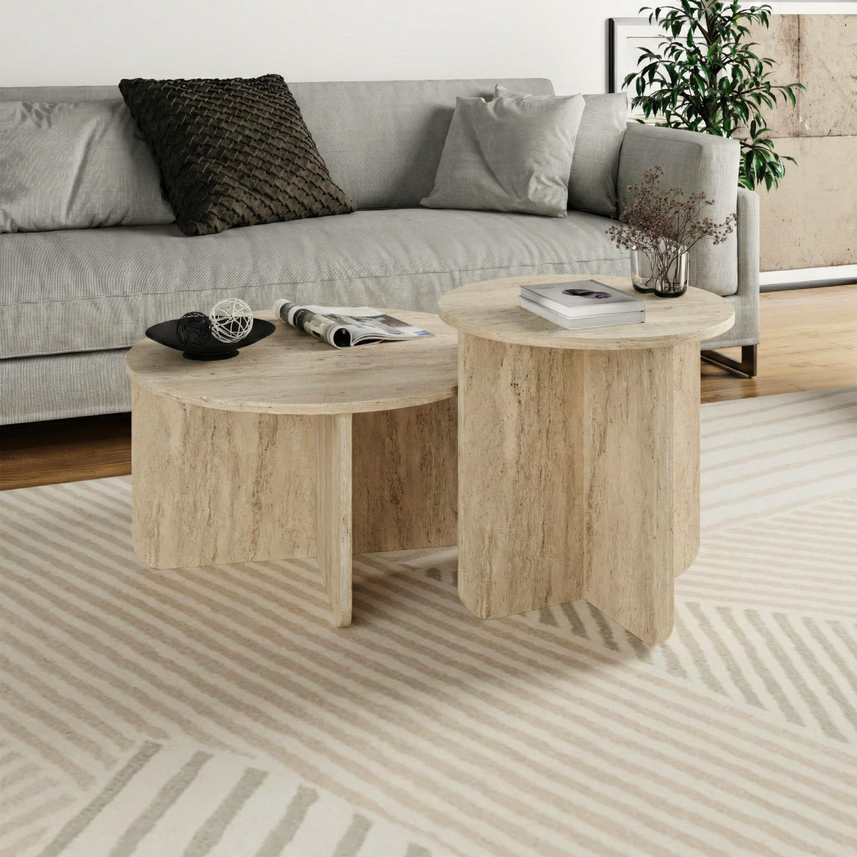 Table basse 2 pièces Hillary Modern