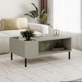Table basse Vena moderne frêne vert 100 x 60 cm