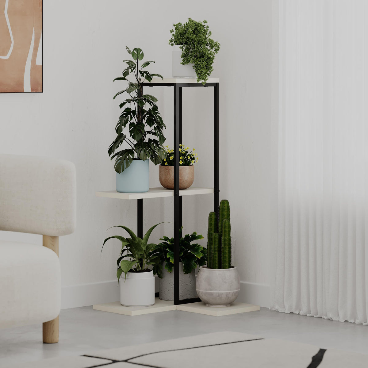 Vetra Étagères Présentoir à Plantes Modernes