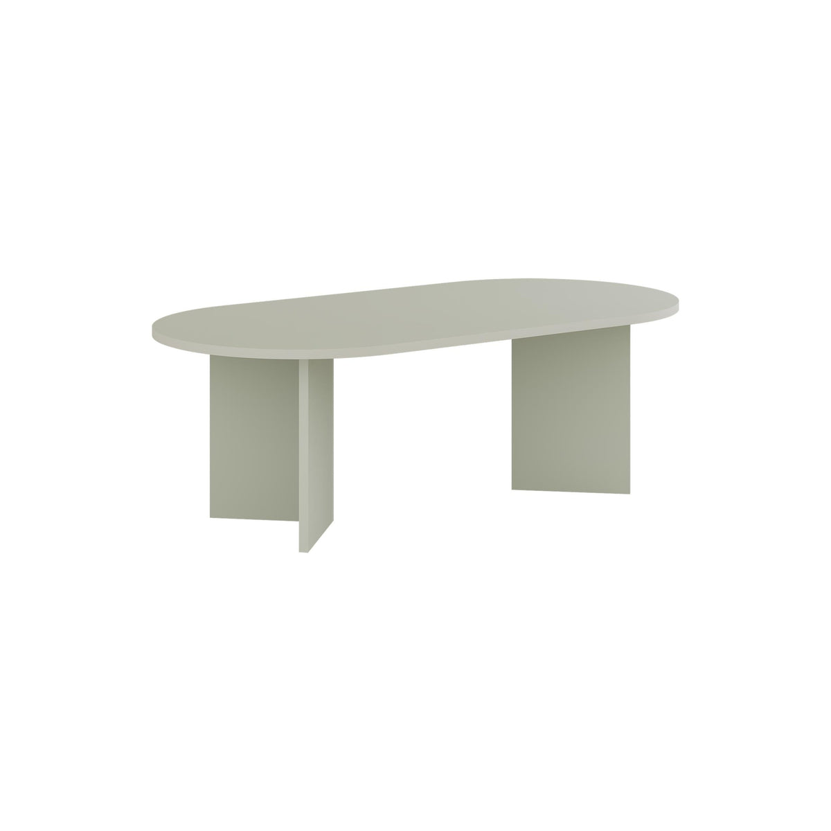 Table basse ovale Sable 119 x 60 cm