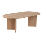 Table basse ovale Sable 119 x 60 cm