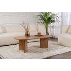 Table basse ovale Sable 119 x 60 cm