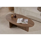 Table basse ovale Orba 120 x 65 x 40 cm