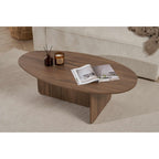 Table basse ovale Orba 120 x 65 x 40 cm
