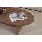Table basse ovale Orba 120 x 65 x 40 cm