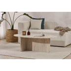 Table basse ovale Orba 120 x 65 x 40 cm