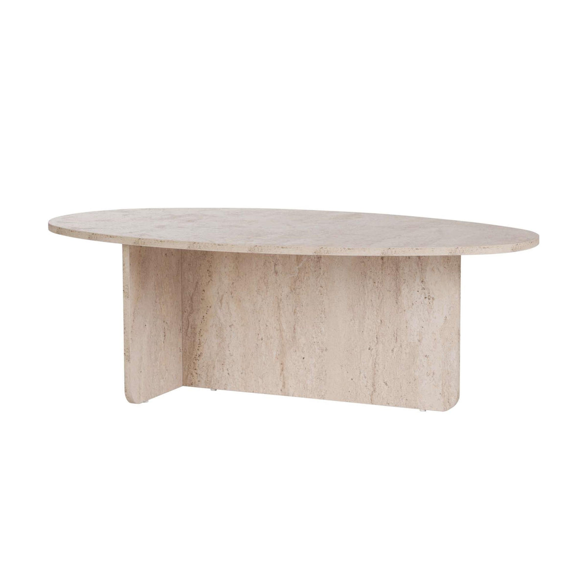 Table basse ovale Orba 120 x 65 x 40 cm