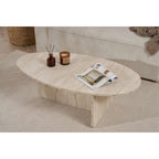 Table basse ovale Orba 120 x 65 x 40 cm