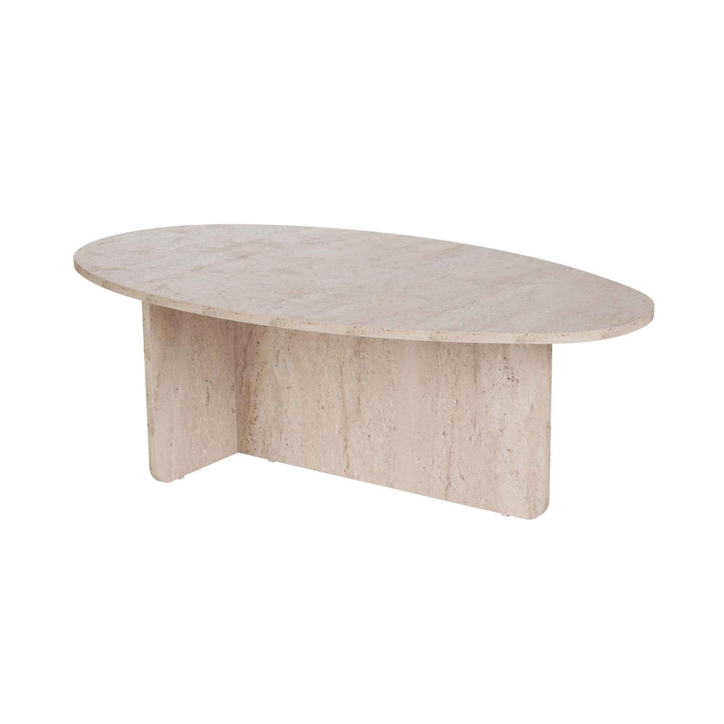 Table basse ovale Orba 120 x 65 x 40 cm