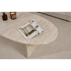 Table basse ovale Orba 120 x 65 x 40 cm