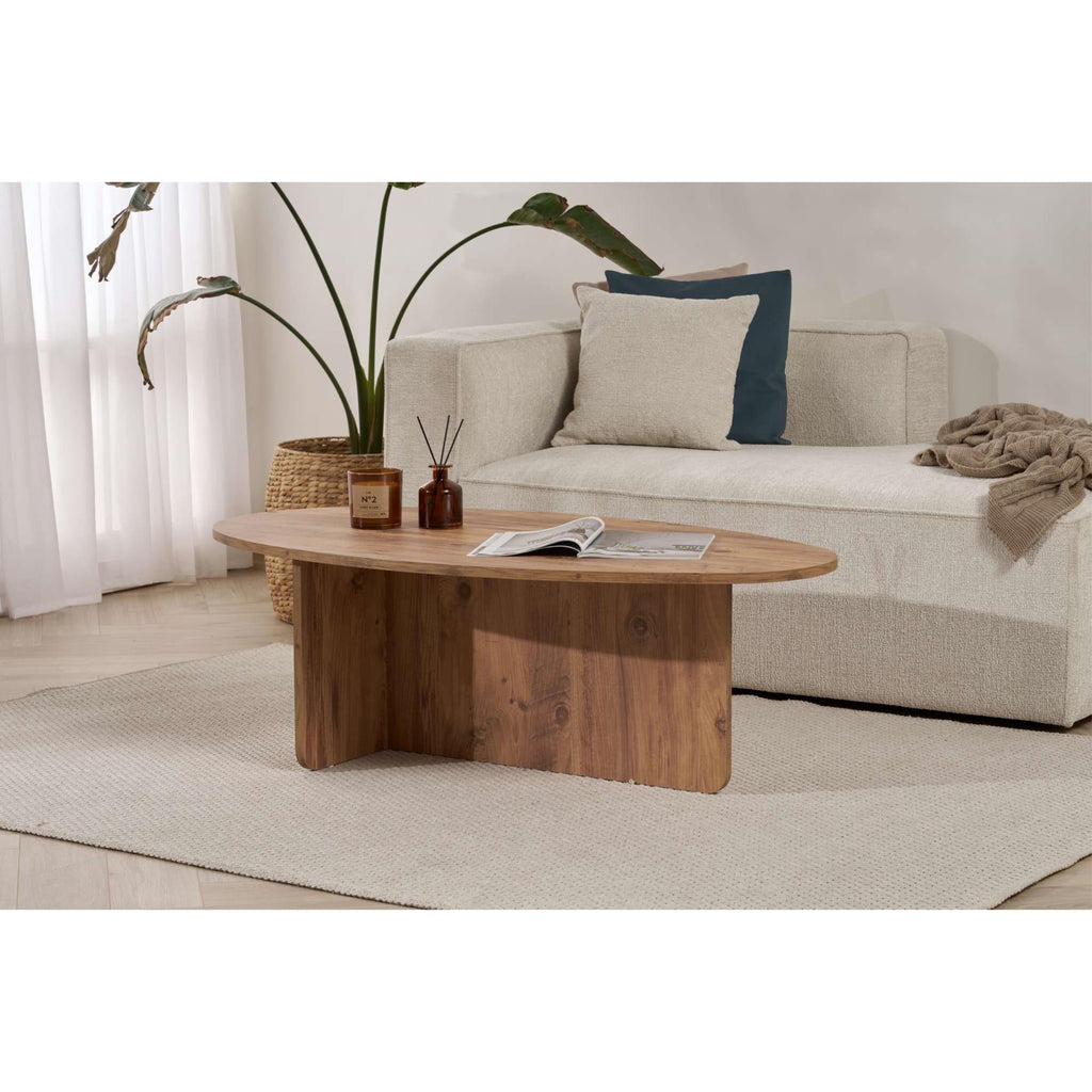 Table basse ovale Orba 120 x 65 x 40 cm