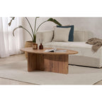 Table basse ovale Orba 120 x 65 x 40 cm