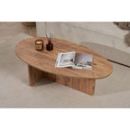 Table basse ovale Orba 120 x 65 x 40 cm