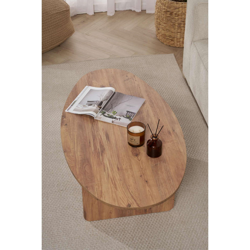 Table basse ovale Orba 120 x 65 x 40 cm