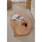 Table basse ovale Orba 120 x 65 x 40 cm