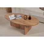 Table basse ovale Orba 120 x 65 x 40 cm