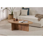 Table basse ovale Orba 120 x 65 x 40 cm