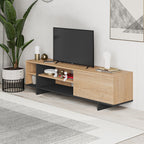 Meuble TV Stockton avec rangement et étagères