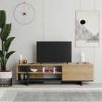 Meuble TV Stockton avec rangement et étagères