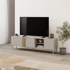 Meuble TV Vena 3 Portes - Étagères Ouvertes 180 cm