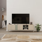 Meuble TV Vena 3 Portes - Étagères Ouvertes 180 cm