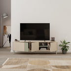 Meuble TV Vena 3 Portes - Étagères Ouvertes 180 cm