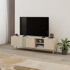 Meuble TV Vena 3 Portes - Étagères Ouvertes 180 cm