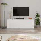 Meuble TV bas moderne Sunset avec rangement