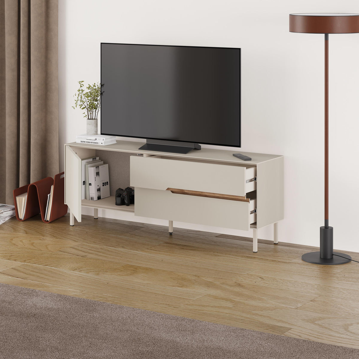 Meuble TV contemporain Arch 150 cm