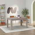 Table de salle à manger moderne extensible Tolmen – Mocha clair - 140/190 cm