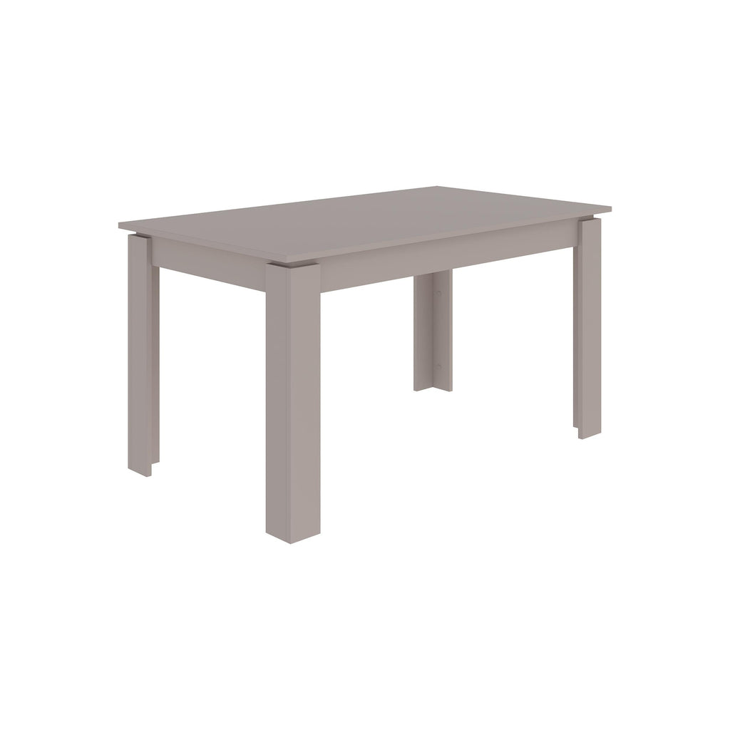 Table de salle à manger moderne extensible Tolmen – Mocha clair - 140/190 cm