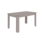 Table de salle à manger moderne extensible Tolmen – Mocha clair - 140/190 cm